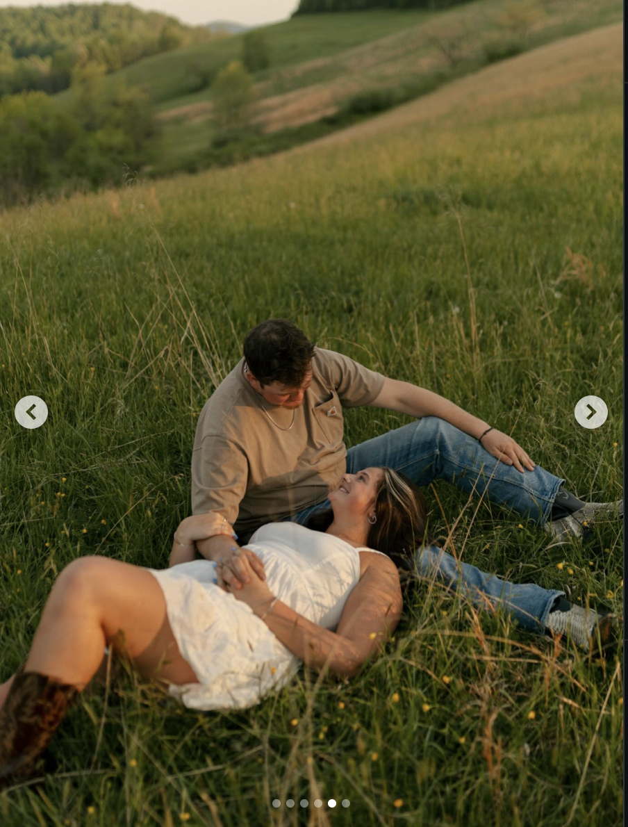 Sallyanna in golden WV field